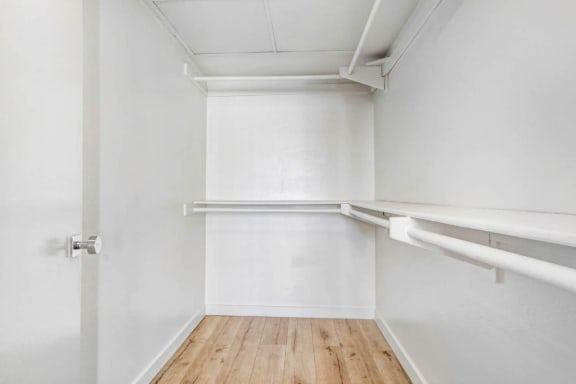 Closet View at The Kenmore Los Feliz, California