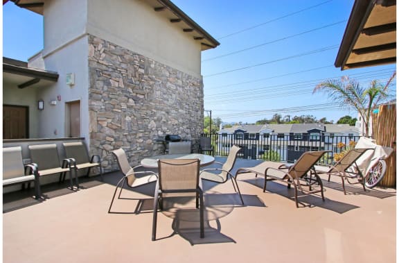 Outdoor Seating at Toluca Court, California, 91602