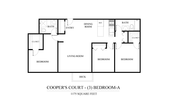 a floor plan of the roommates court