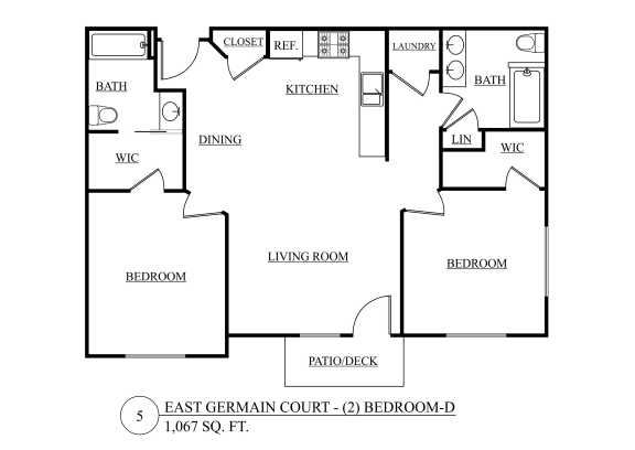 a floor plan of a house with bedrooms and a living room