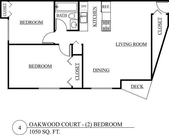 a floor plan of a house with a bedroom and a living room