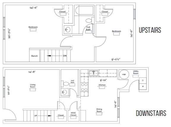 A floor plan shows the layout of a two-story home with labeled rooms.