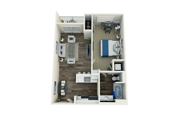 A2 Floor Plan at Vues on Gordon, California