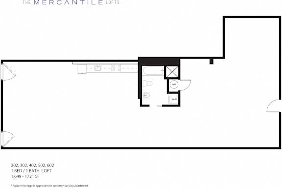 Floor Plan  a floor plan of a house with a bedroom and a living room