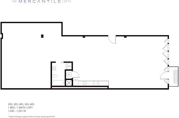 Floor Plan  a floor plan of a house with a bedroom and a living room