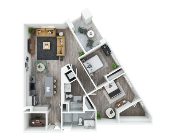 Floor Plan  a1 floor plan  1 bedroom with 1 bathroom  129