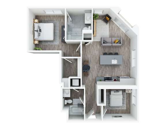 Floor Plan  a1 floor plan studio apartments for rent ga