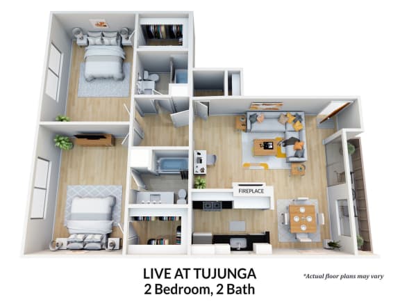 the outlook floor plan  luxe at tumbling 2 bedroom 2 bath