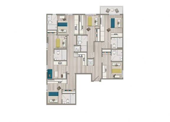 Unit 3 at The Aster, California, 90024