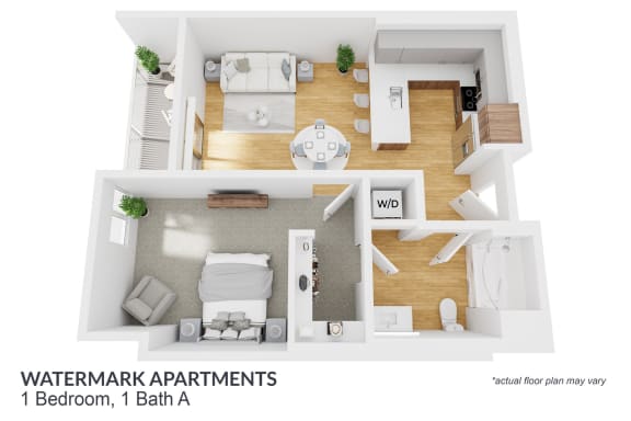Floor Plan  a floor plan of a room with a bedroom and a bathroom