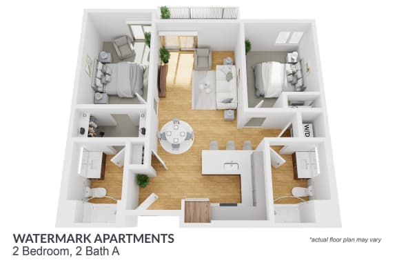 a floor plan with a bedroom and a living room