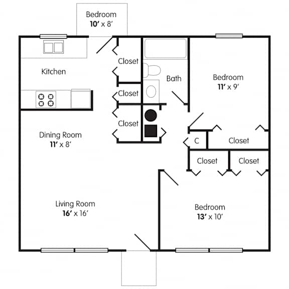 Floor Plan  The Windsor
