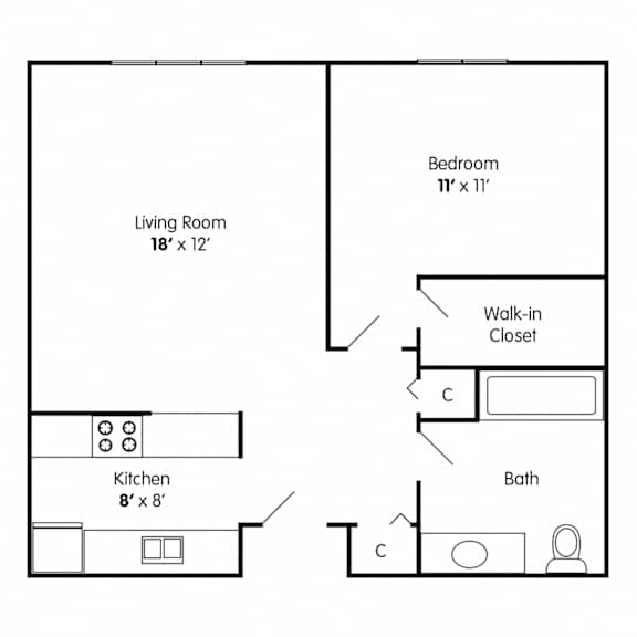 One Bedroom Apartment Racine WI