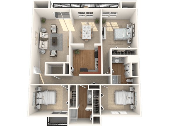 Floor Plan  North Indianapolis Apartment