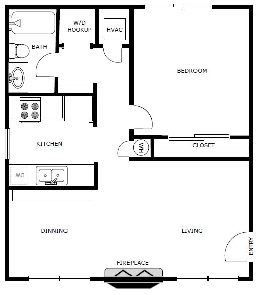 a floor plan of a home