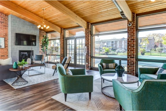 Main lobby at fifty9 Grove Apartments, Naperville, 60563