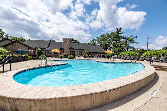 Resort style pool at Heather Ridge Apartments, Westland