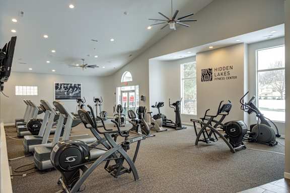 Bright Gym at Hidden Lakes Apartments, Clarkston