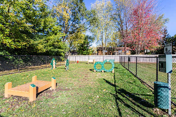 Secured Bark Park at fifty9 Grove Apartments, Naperville