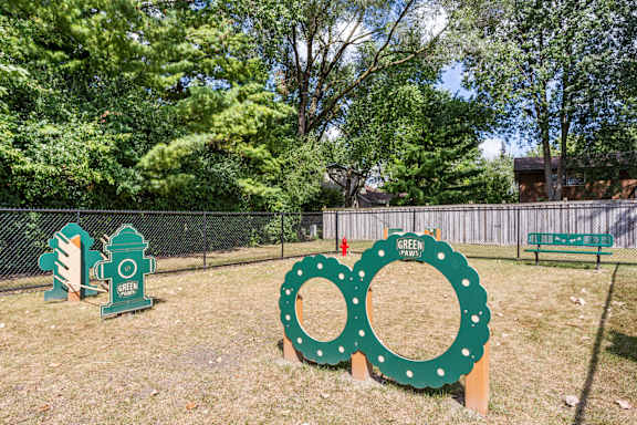 Pet park at fifty9 Grove Apartments, Naperville, Illinois