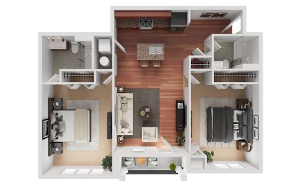 Summit Floor Plan at Meridian West Shore, Mechanicsburg, 17055