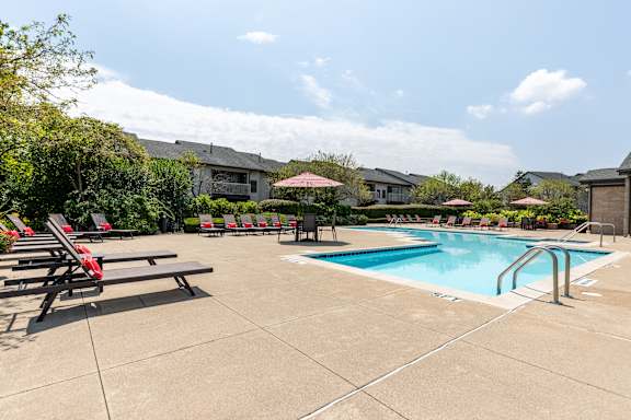 Swimming Pool at Woodland Meadows, Michigan