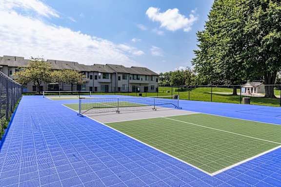 Tennis Court View at Woodland Meadows, Clinton Township, MI, 48035