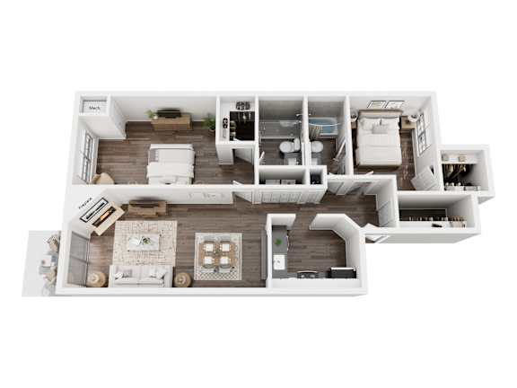 Floor Plan  Manchester II Lower Floorplan at Woodland Meadows, Clinton Township