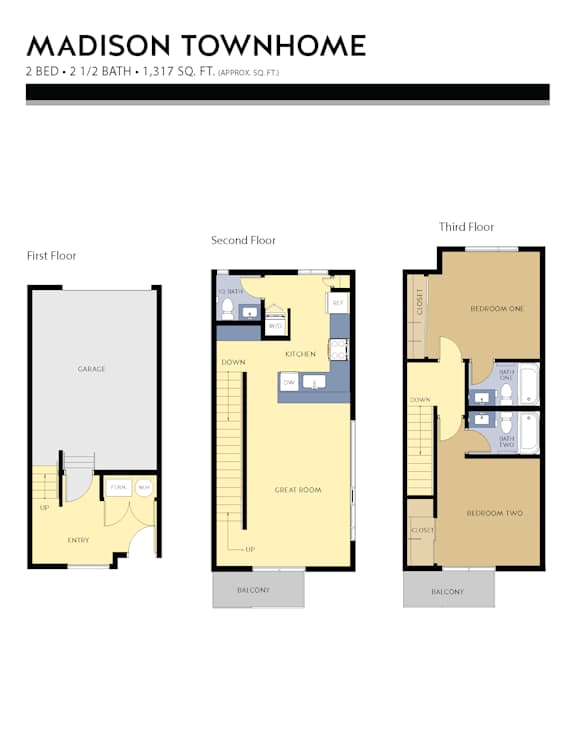 2 bed 2 bath K at Liberty Square Apartments - Saltlake City, UT Apartments, Utah