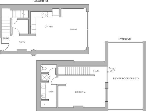 the floor plans for the two bedroom and floor plan for the guest room are shown