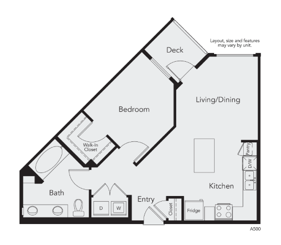 a floor plan of a bedroom apartment