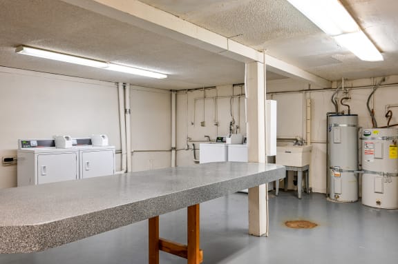 Crown East laundry facilities
