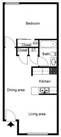 this is a diagram of a floor plan of a house