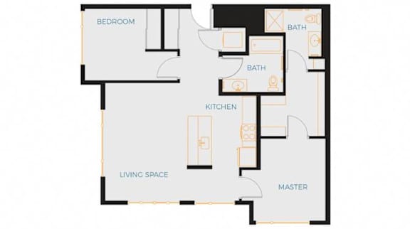 a diagram of a floor plan of a house
