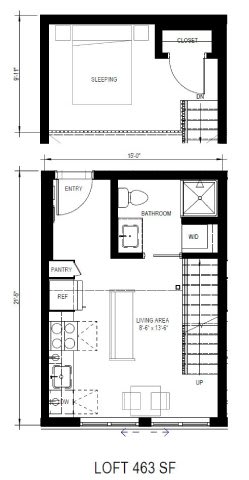 a floor plan of a small house