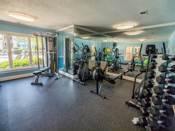 Fitness Center at Stillwater at Grandview Cove Apartments in Simpsonville, SC