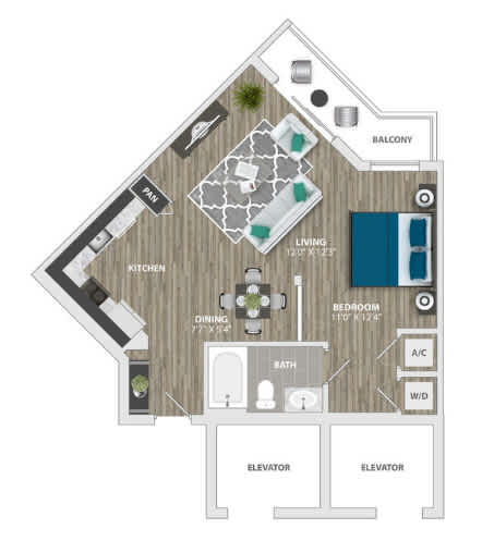 studio apartment