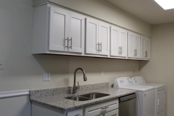 Washer and Dryer at Rock Creek Apartments in Cordova, Tennessee