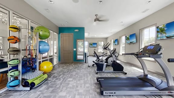 Fitness Center at The Madison Franklin Apartments in Franklin, TN
