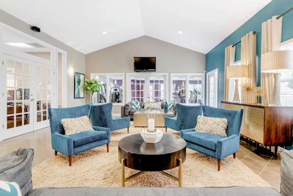Resident Lounge at Central on the Green Apartment Homes, Raleigh, NC, 27604