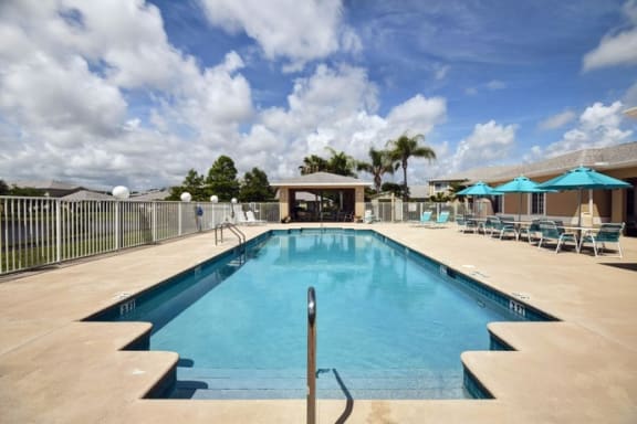 Cool Blue Swimming Pool at River Park Place Apartments, Vero Beach, FL