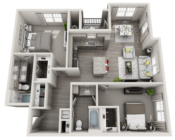 Floor Plan B1