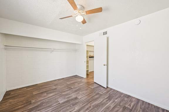 room with a ceiling fan at Bella Vista Apartments, Phoenix Arizona