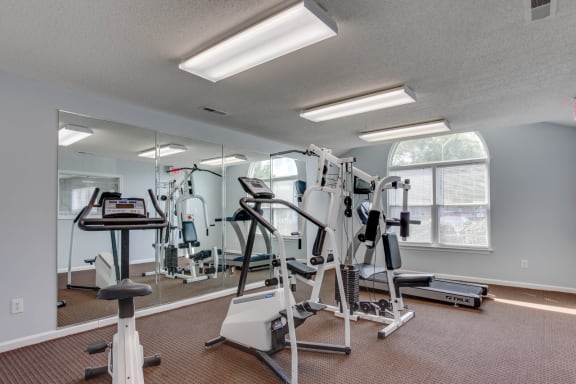 our apartments have a gym with plenty of equipment