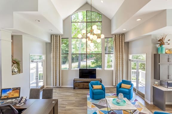 Clubhouse at Bridges at Mallard Creek Apartment Homes, Charlotte, North Carolina
