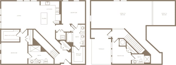 Three Bedroom Three Bathroom Floor Plan 1551