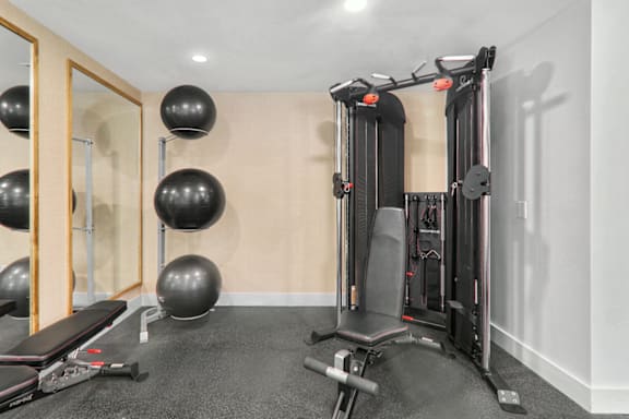 Gym at Caveness Farms Apartments, Wake Forest, 27587