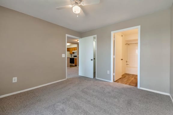 Carpeted Bedroom with En Suite Bathroom
