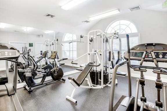 our gym is equipped with a variety of cardio equipment