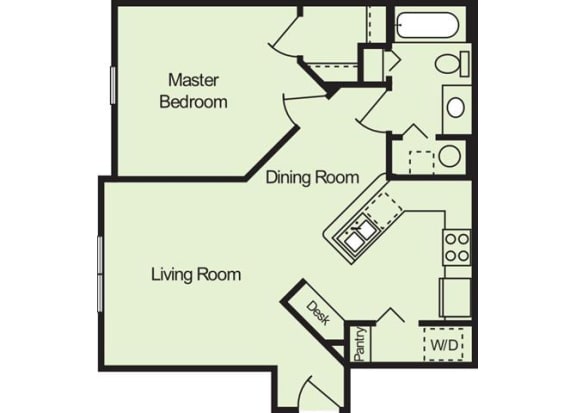 1 Bedroom 1 Bath
